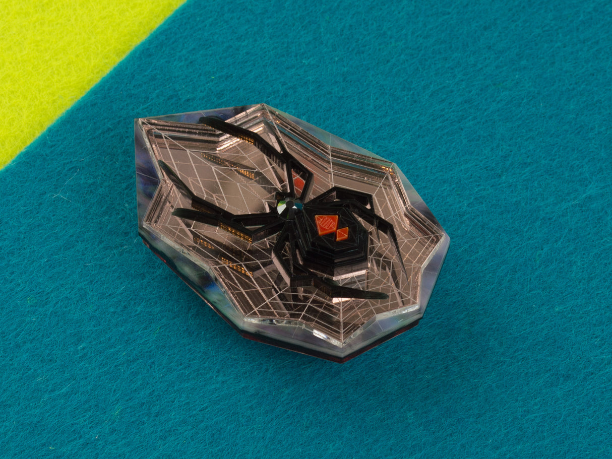 Black Widow Brooch - Orion Voyage