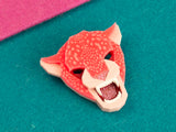 Jaguar Head Brooch - Summer Crush