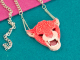 Jaguar Head Necklace - Summer Crush