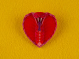 King Cobra Brooch - Lunar Red