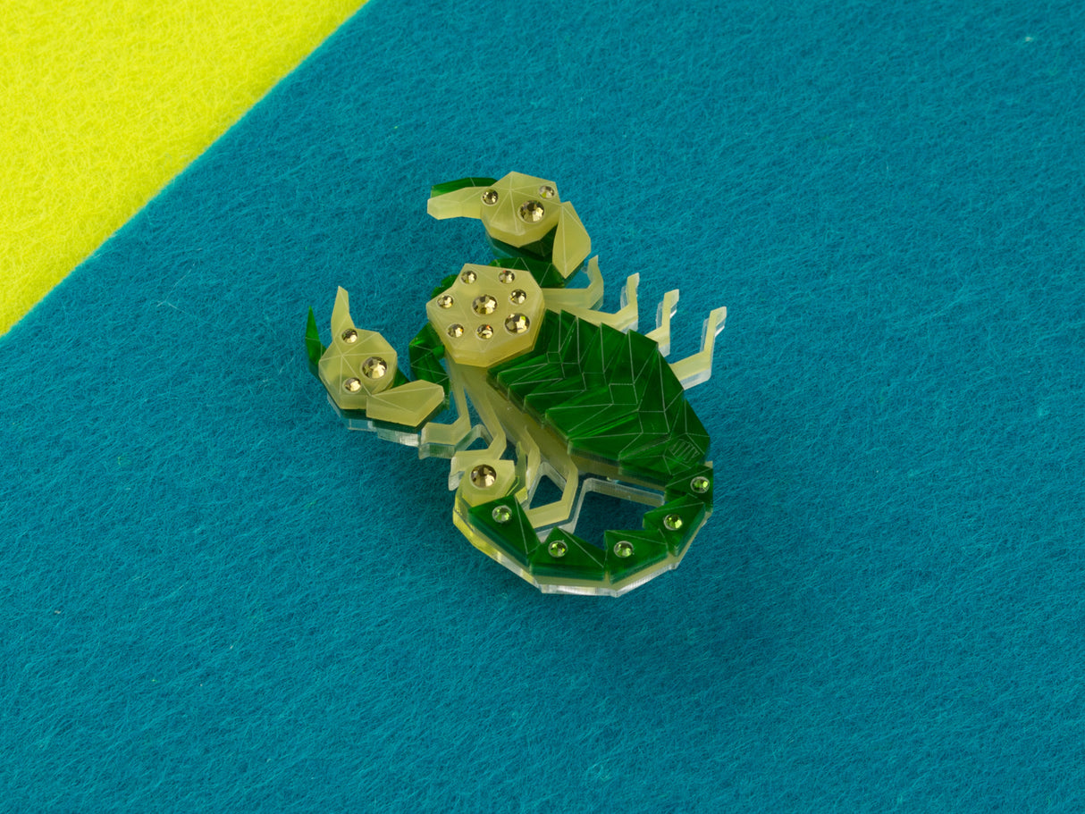 Scorpion Brooch - Acid Trak