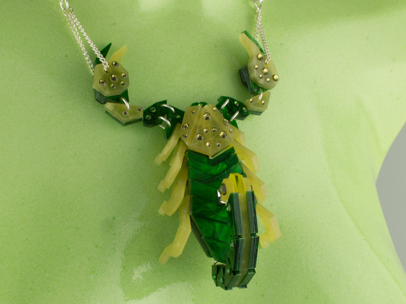 Scorpion Statement Necklace - Acid Trak