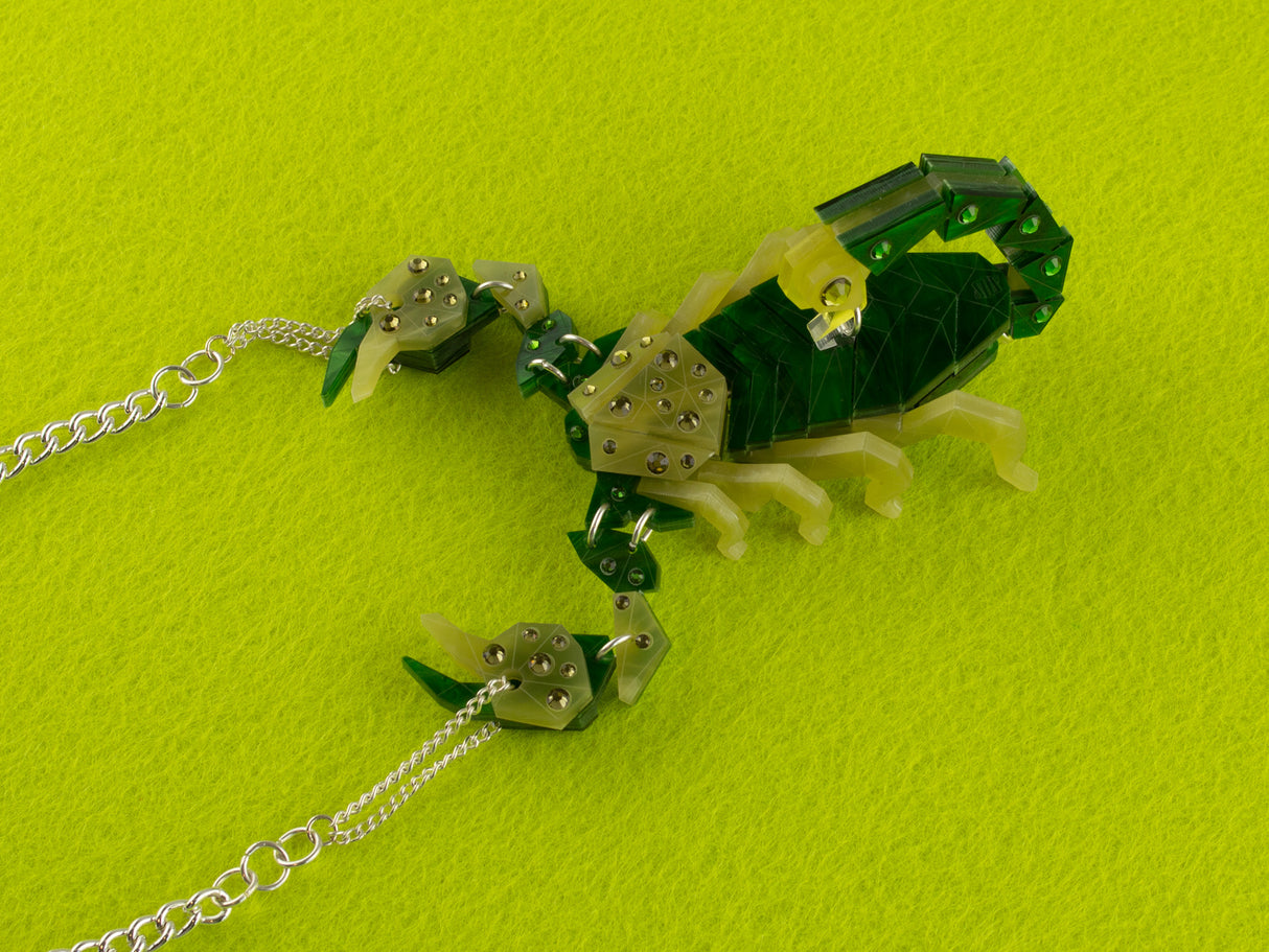 Scorpion Statement Necklace - Acid Trak