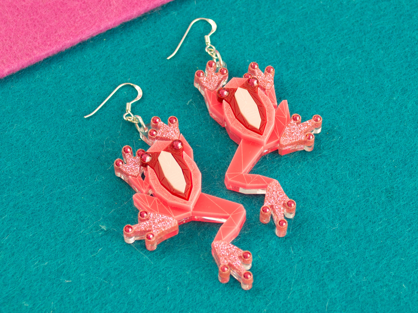 Tree Frog Earrings - Summer Crush