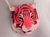 Tiger Head Necklace - Summer Crush