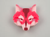 Wolf Head Brooch - Summer Crush