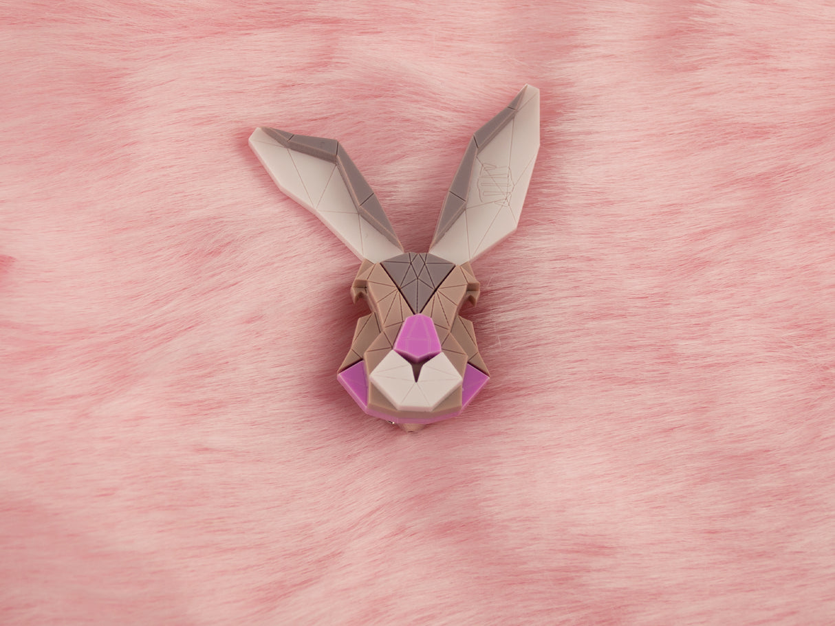 Bunny Brooch - Lavender Kiss