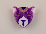 Cheetah Head Brooch - Euphoria