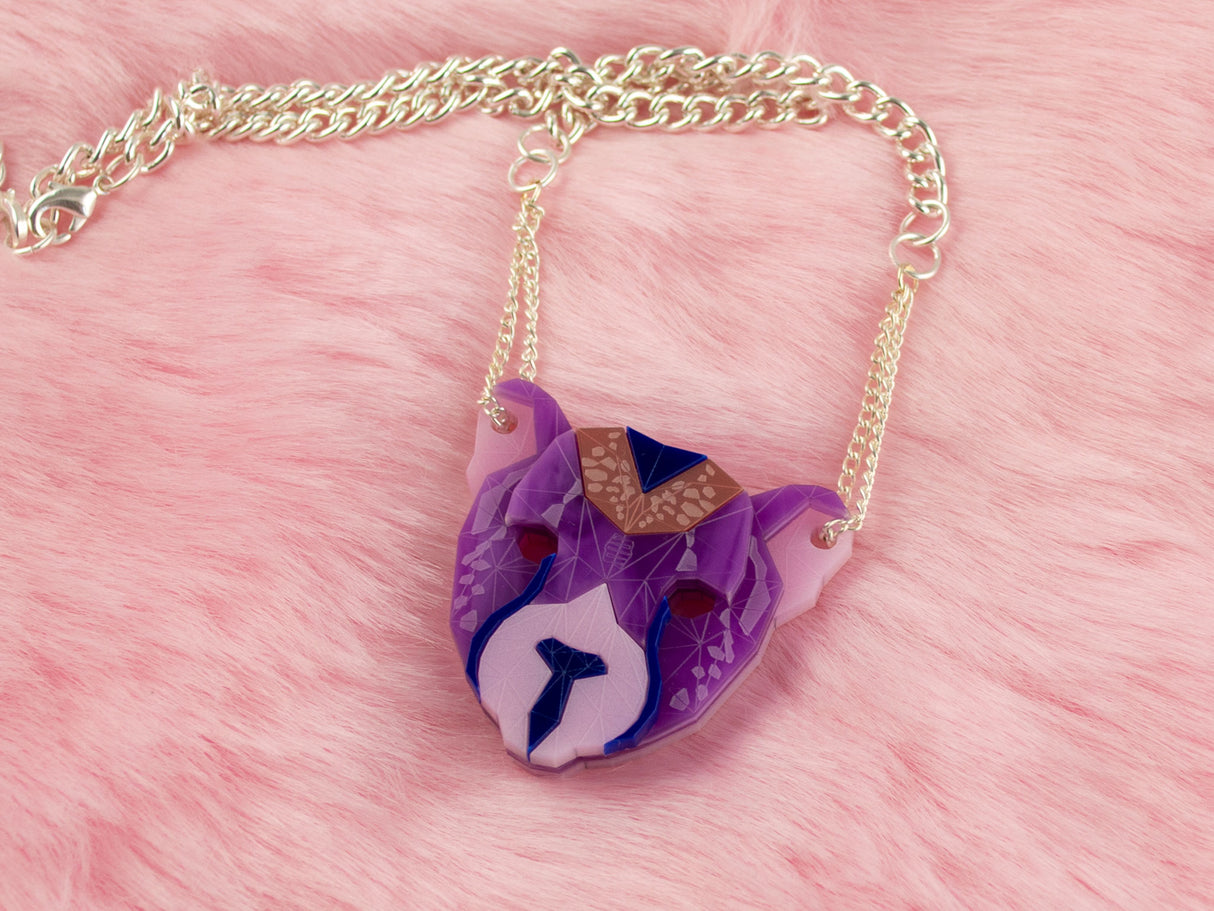 Cheetah Head Necklace - Euphoria