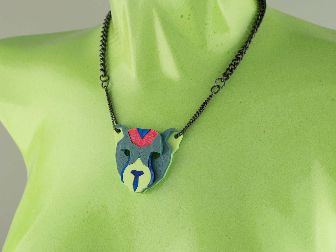 Cheetah Head Necklace - Speedway