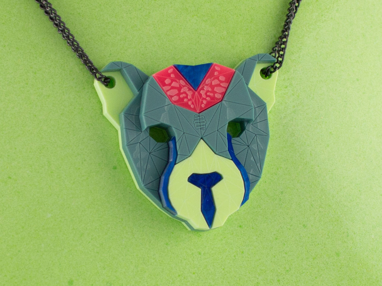 Cheetah Head Necklace - Speedway