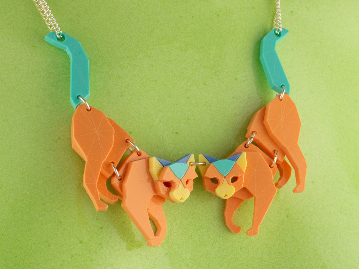 Black Cat Necklace - Playtime