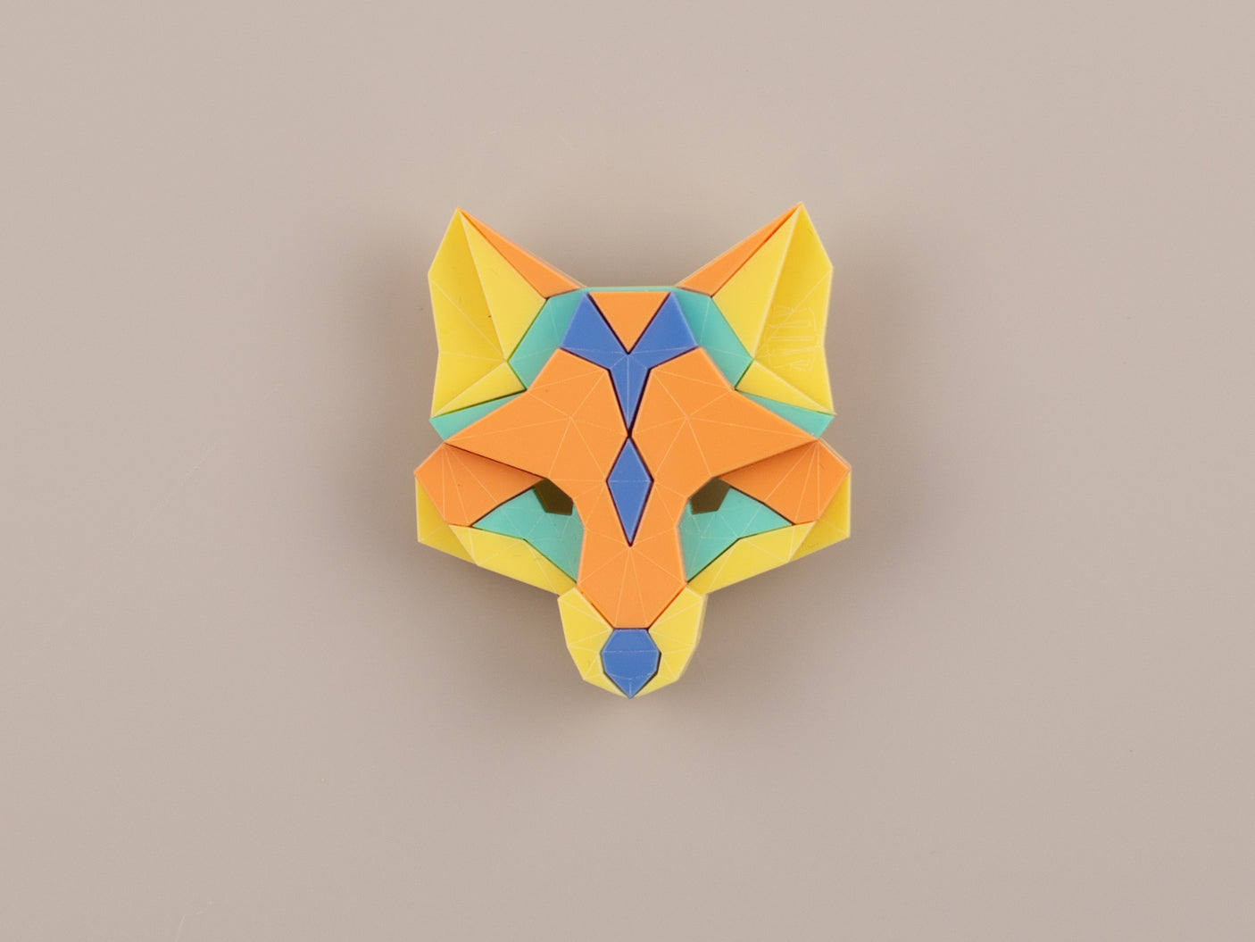 Fox Head Brooch - Playtime