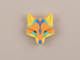 Fox Head Brooch - Playtime