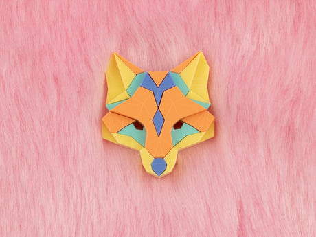 Fox Head Brooch - Playtime