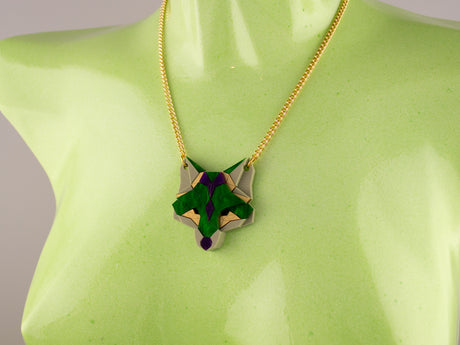 Fox Head Necklace - King Cobra