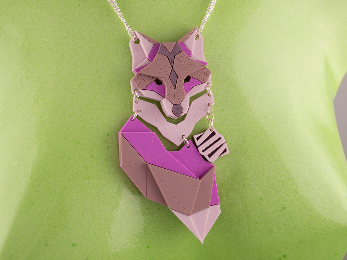 Fox Necklace - Lavender Kiss