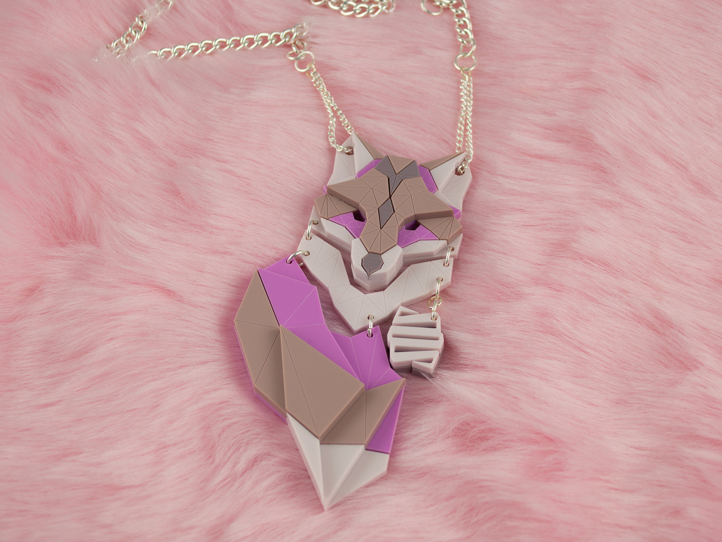 Fox Necklace - Lavender Kiss