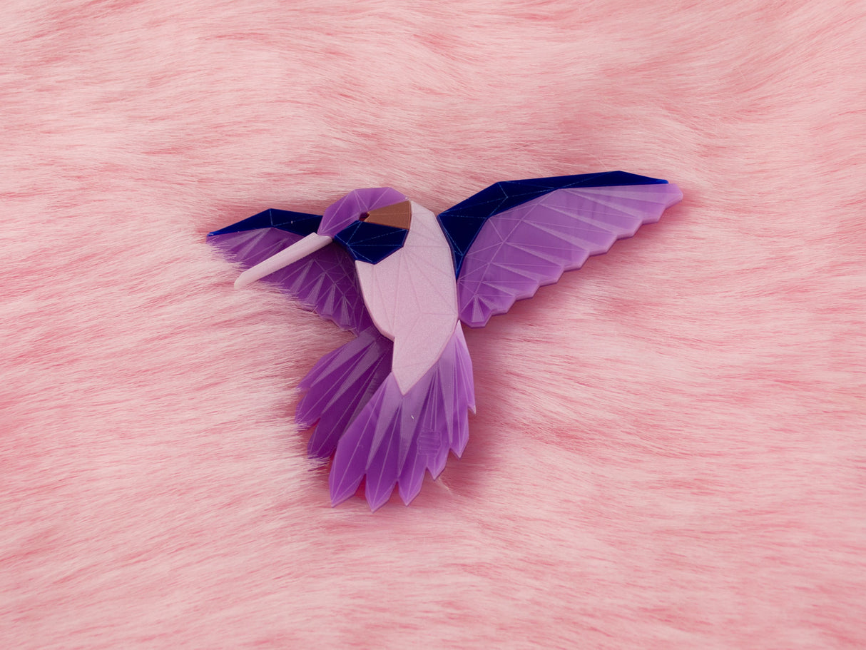 Hummingbird Brooch - Euphoria