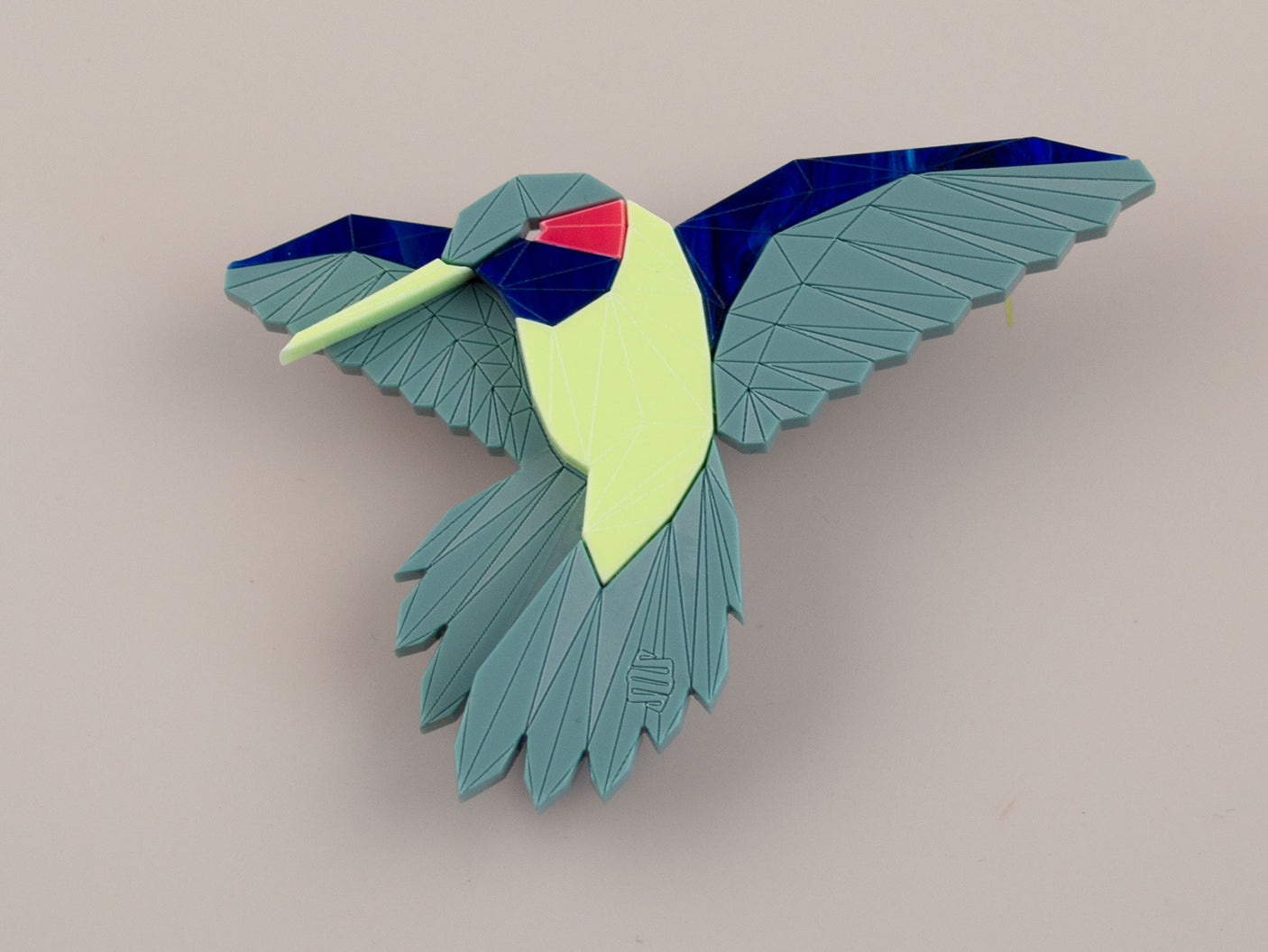 Hummingbird Brooch - Speedway