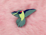 Hummingbird Brooch - Speedway