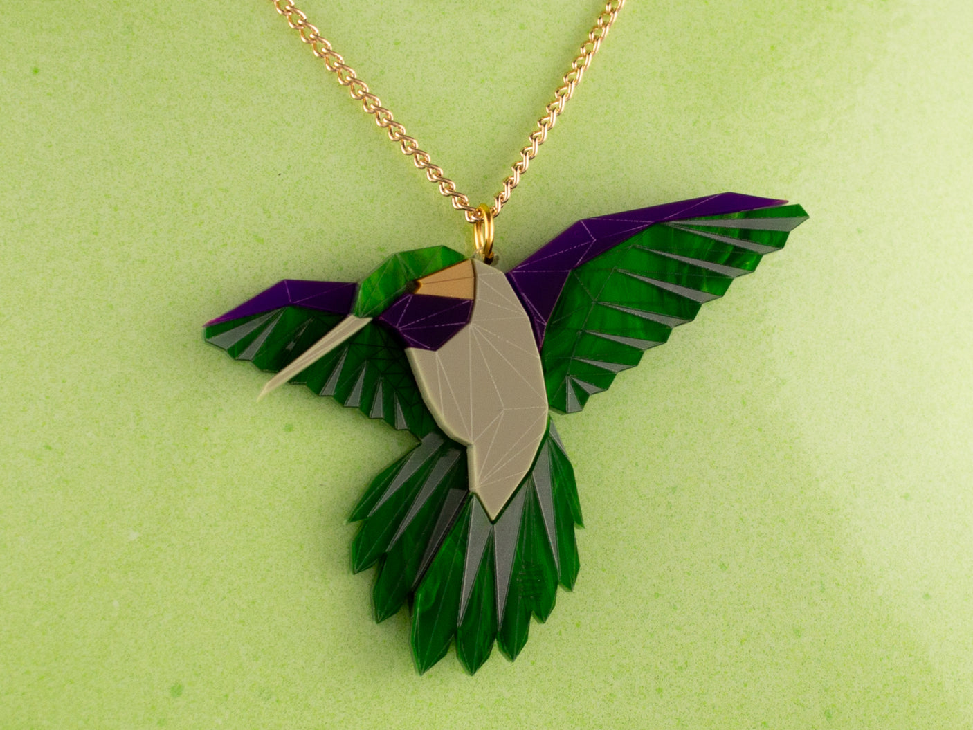 Hummingbird Pendant - King Cobra