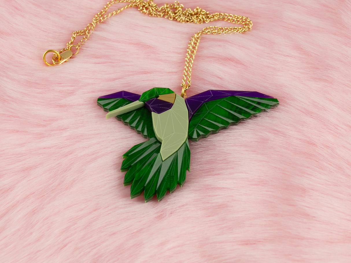 Hummingbird Pendant - King Cobra