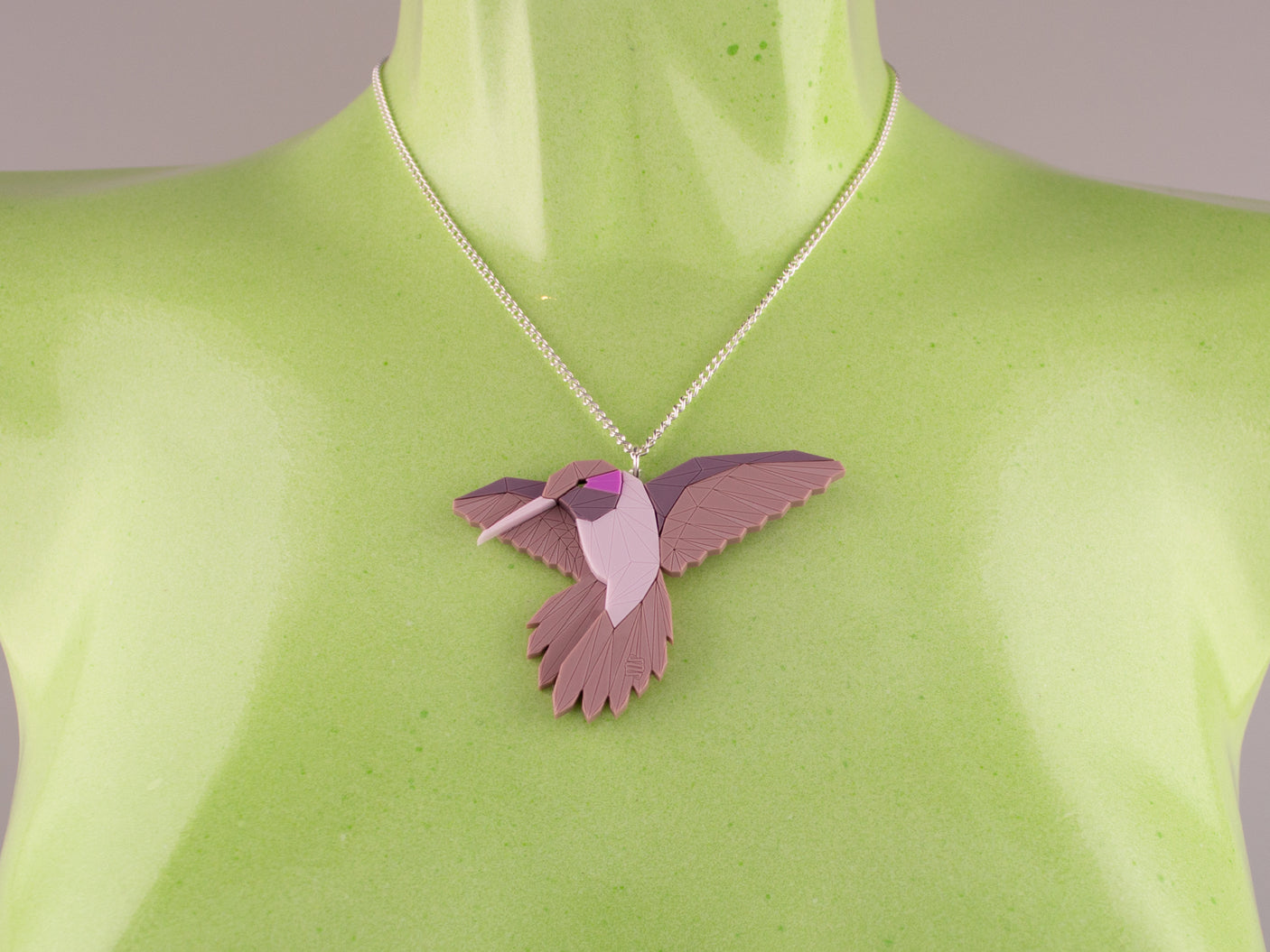 Hummingbird Pendant - Lavender Kiss