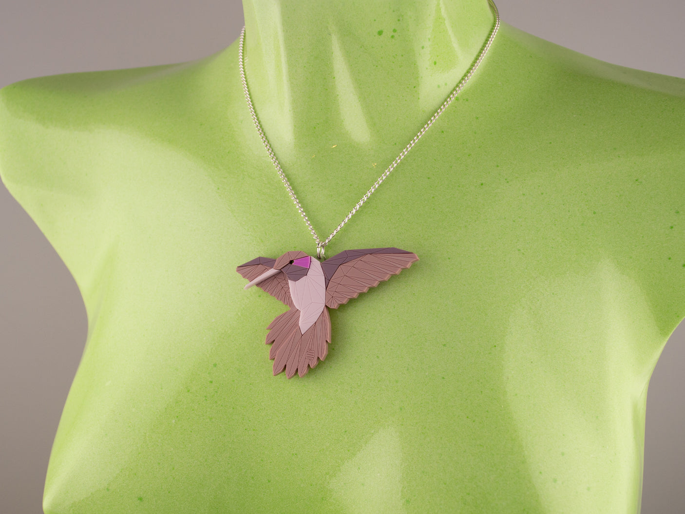 Hummingbird Pendant - Lavender Kiss