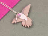 Hummingbird Pendant - Lavender Kiss