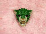 Jaguar Head Brooch - King Cobra