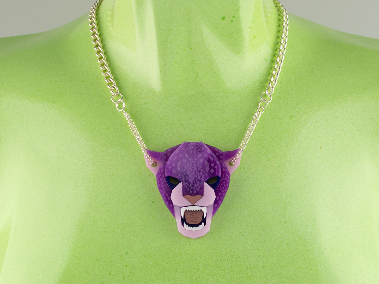 Jaguar Head Necklace - Euphoria