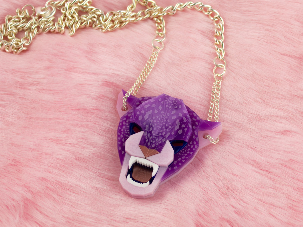 Jaguar Head Necklace - Euphoria