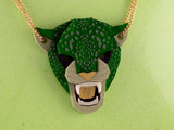 Jaguar Head Necklace - King Cobra