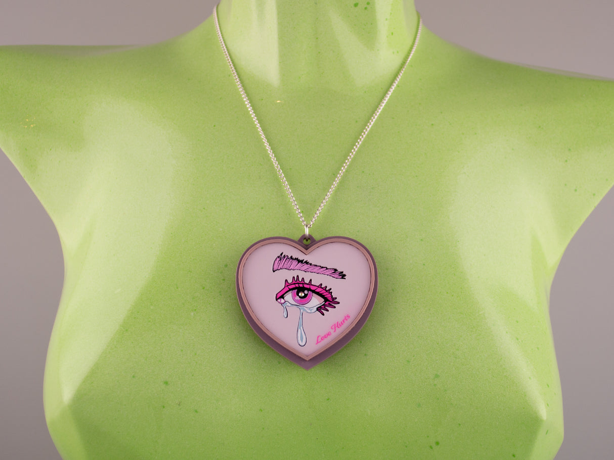 Love Hurts Pendant - Lavender Kiss