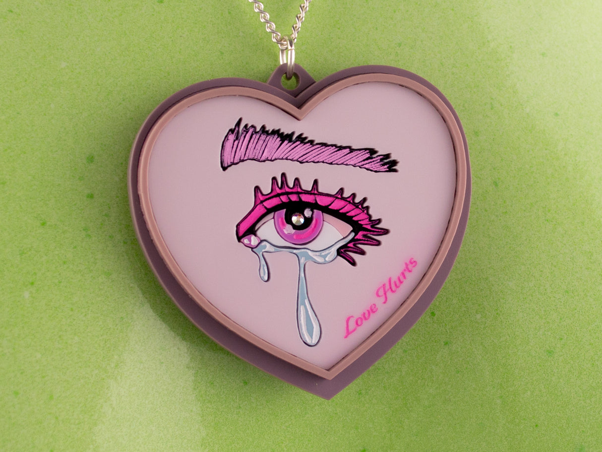 Love Hurts Pendant - Lavender Kiss