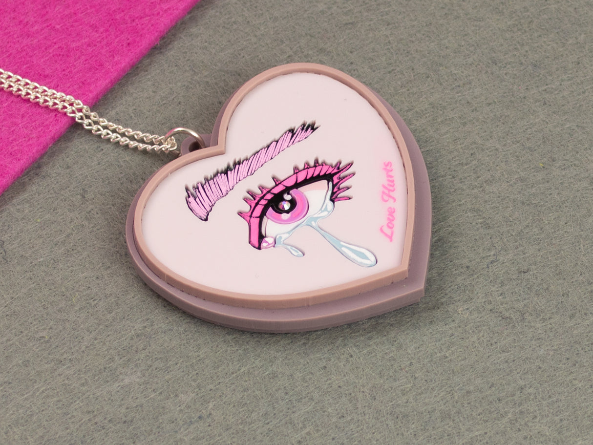 Love Hurts Pendant - Lavender Kiss