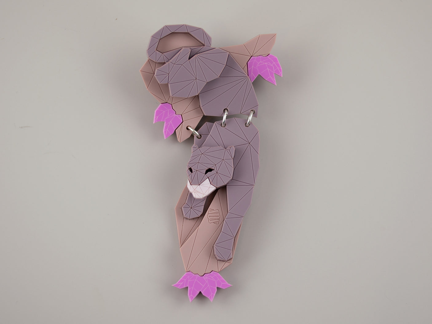 Panther Brooch - Lavender Kiss