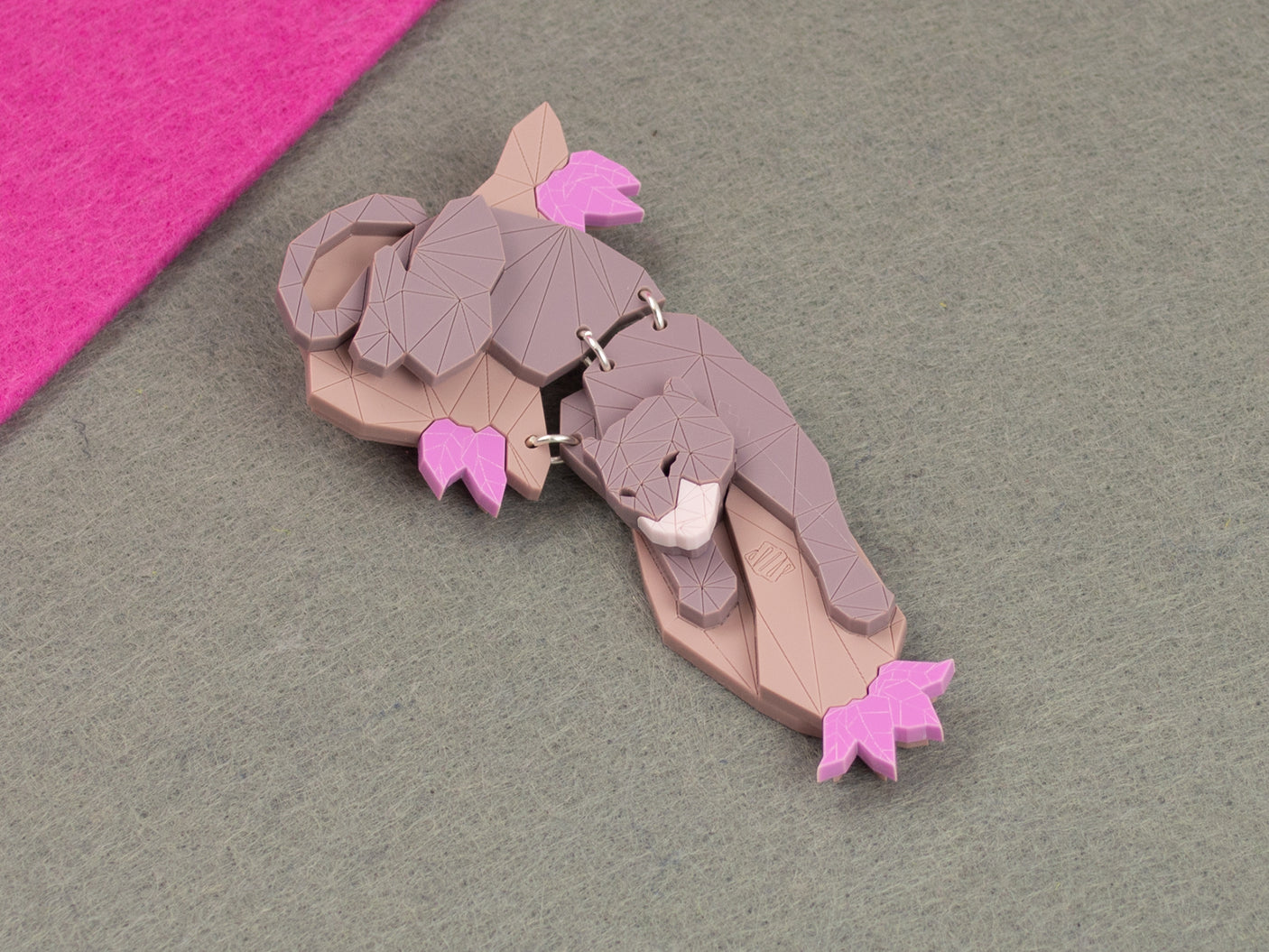 Panther Brooch - Lavender Kiss