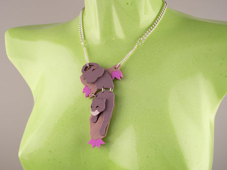 Panther Necklace - Lavender Kiss
