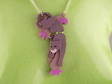 Panther Necklace - Lavender Kiss