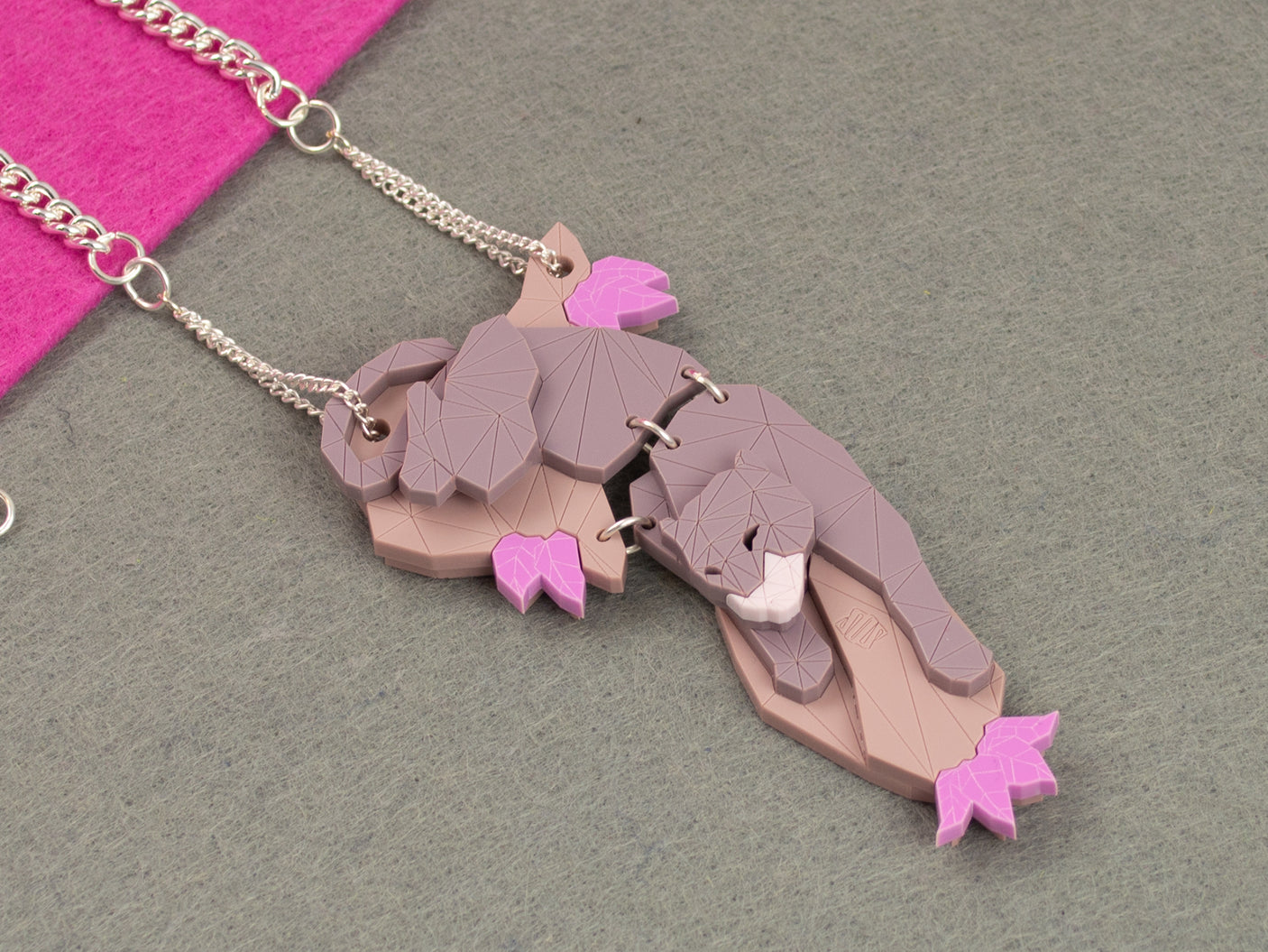 Panther Necklace - Lavender Kiss