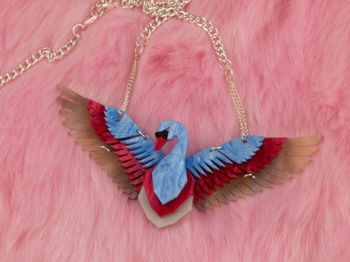 Swan Statement Necklace - Regency