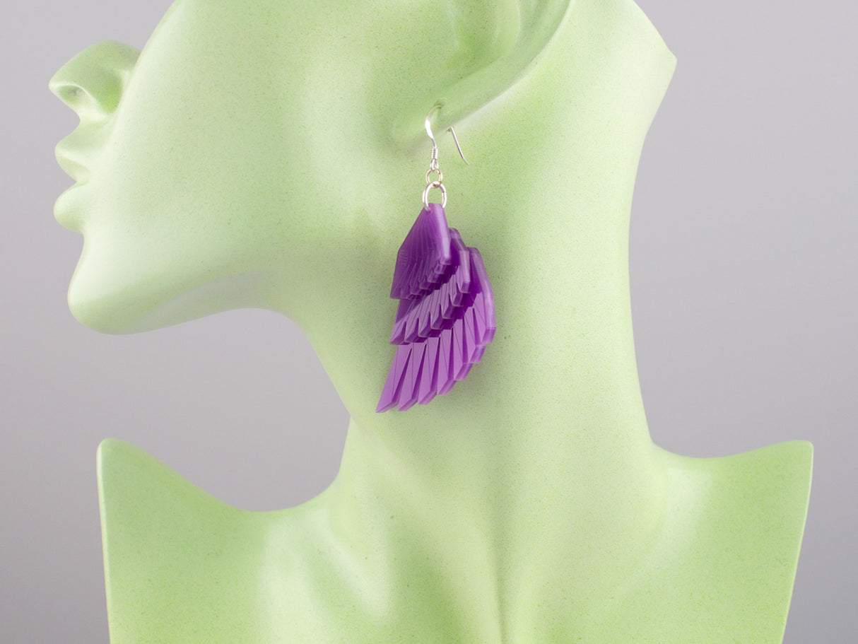 Swan Wing Earrings - Euphoria