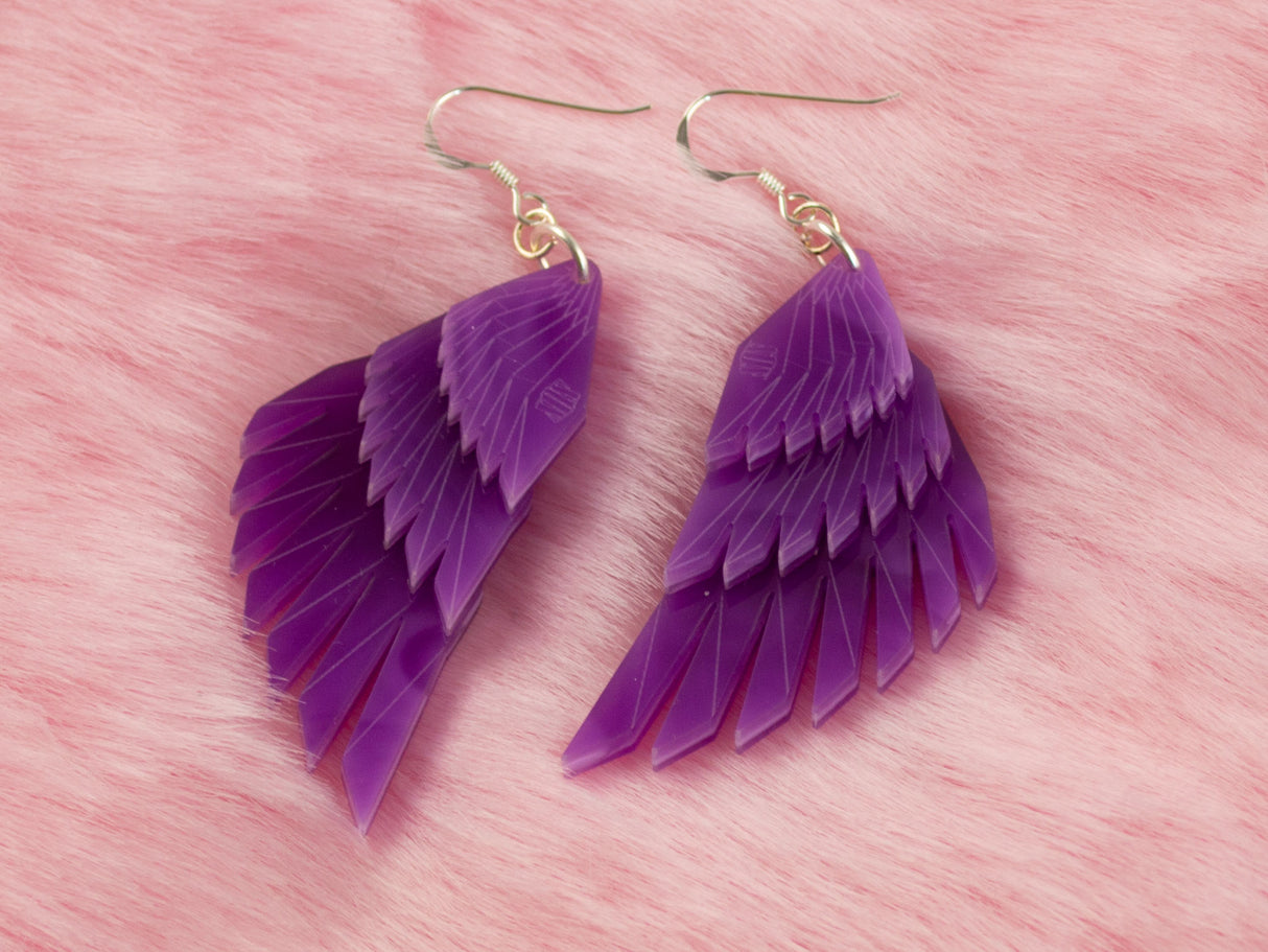 Swan Wing Earrings - Euphoria