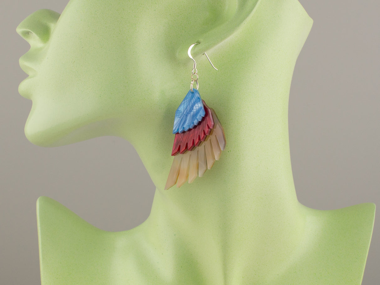 Swan Wing Earrings - Regency