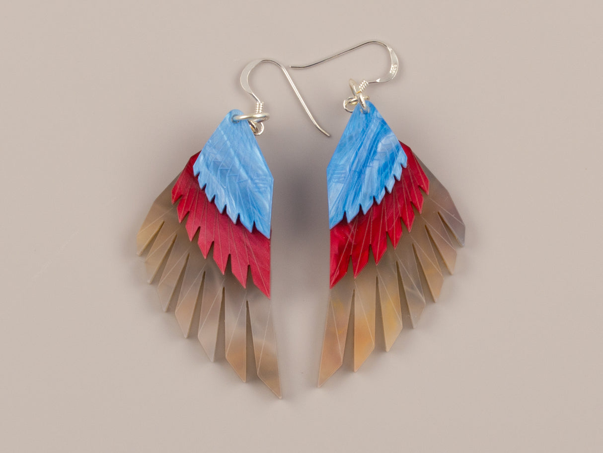 Swan Wing Earrings - Regency