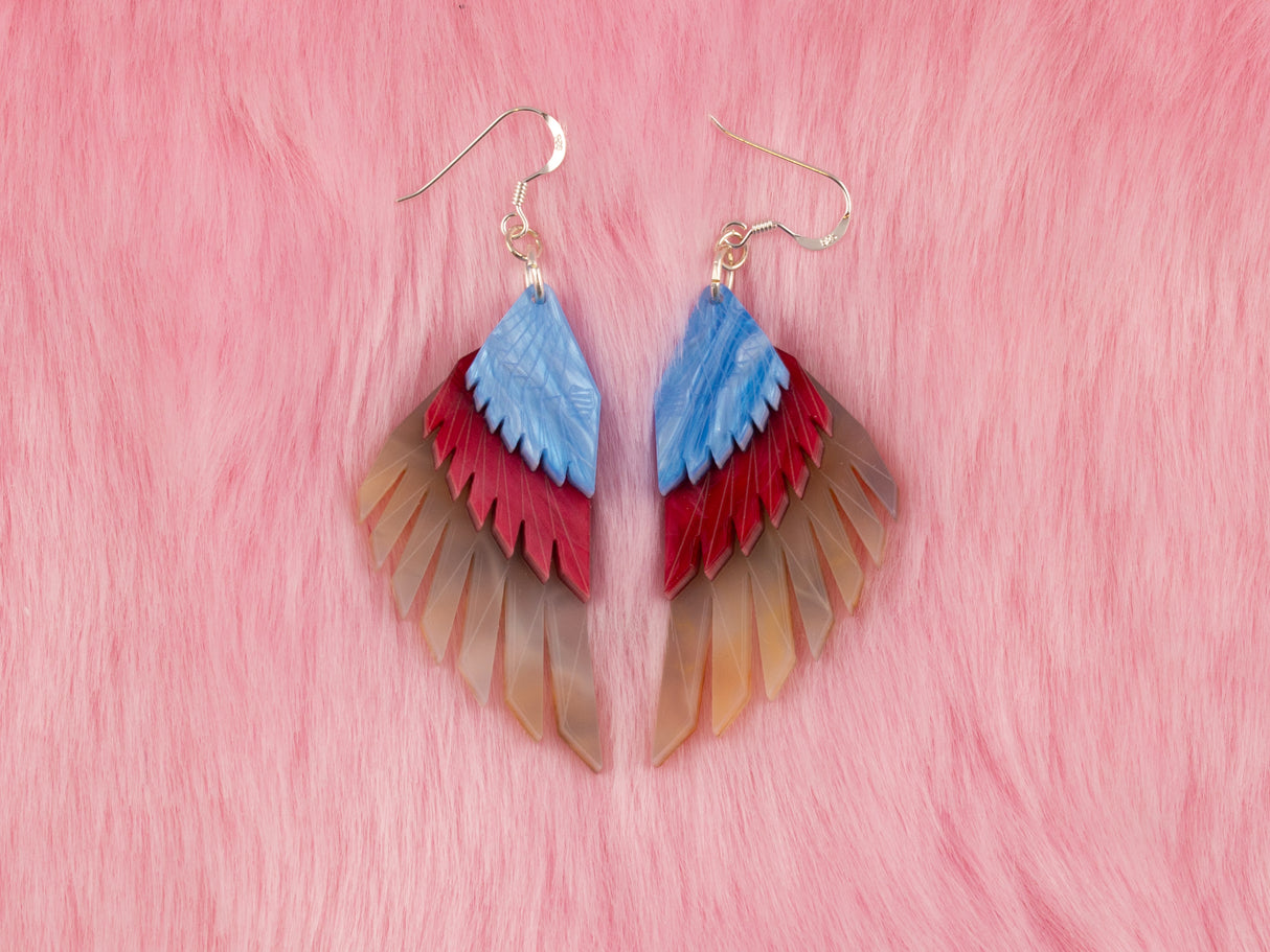 Swan Wing Earrings - Regency