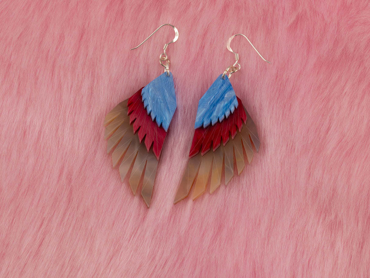 Swan Wing Earrings - Regency