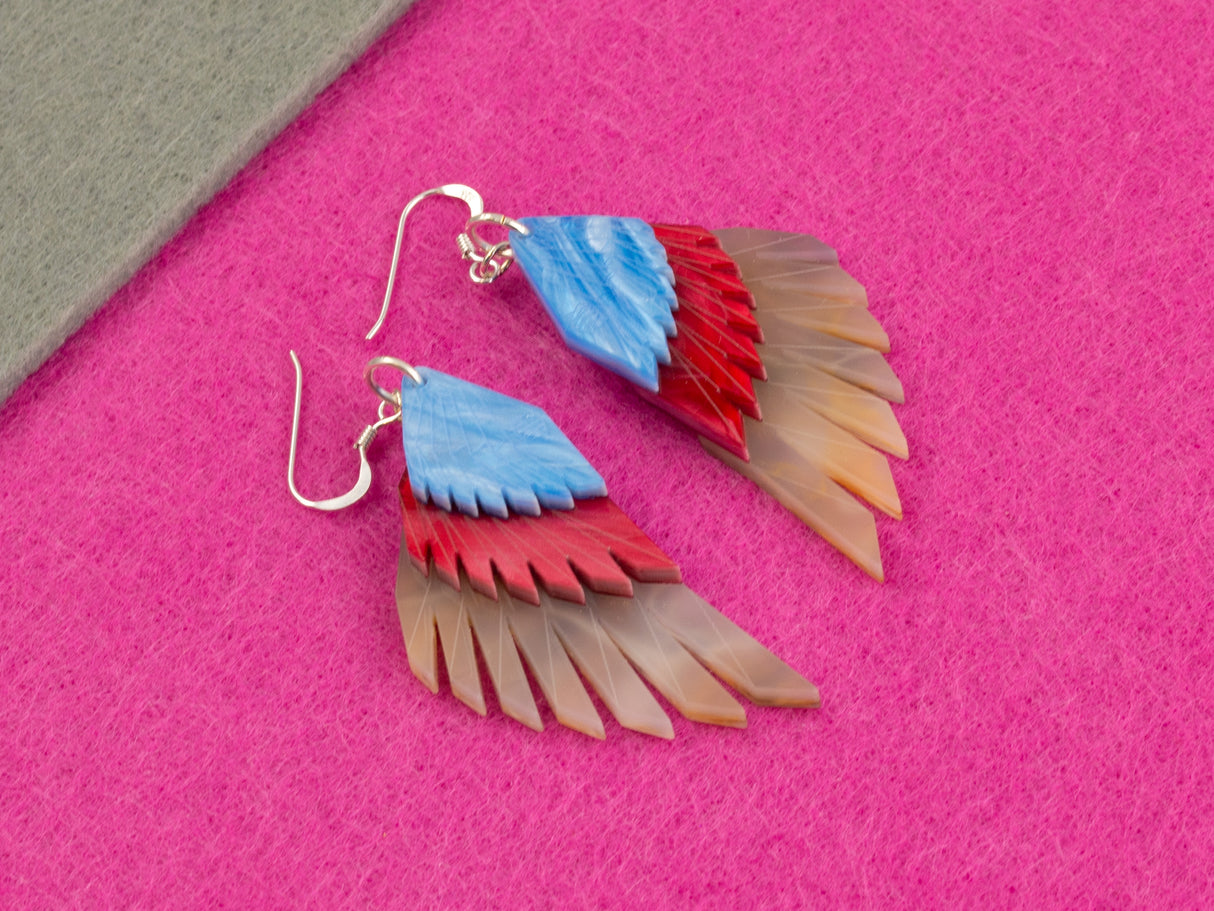 Swan Wing Earrings - Regency